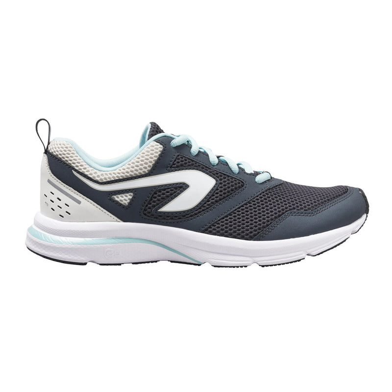 Chaussures de Running Femme Décathlon Kalenji Run Active – Baskets Jogging Légères et Respirantes – Gris Foncé